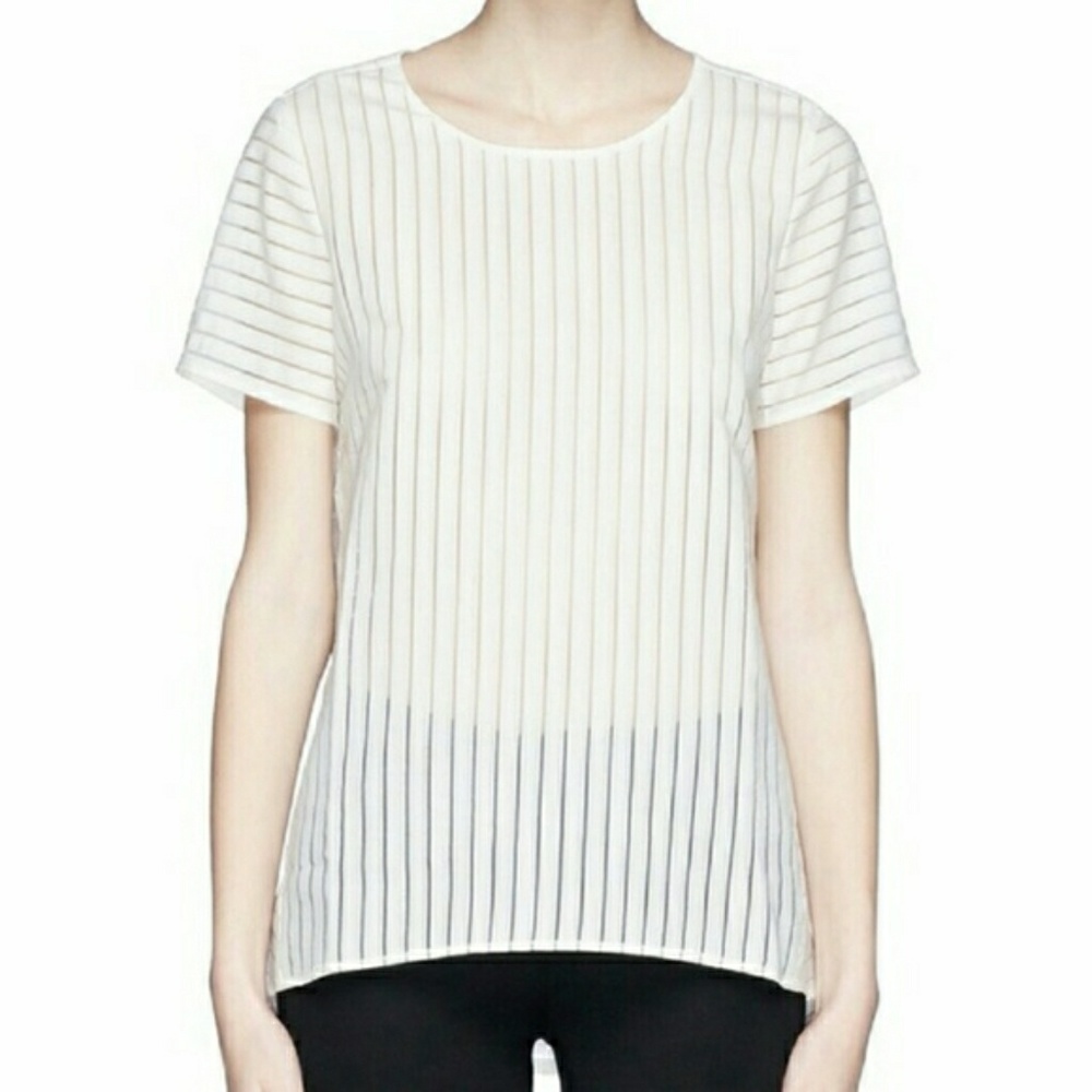 *LAST CHANCE* J. Crew shadow stripe top
